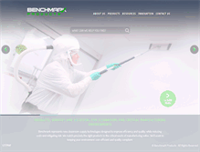 Tablet Screenshot of benchmarkproducts.com